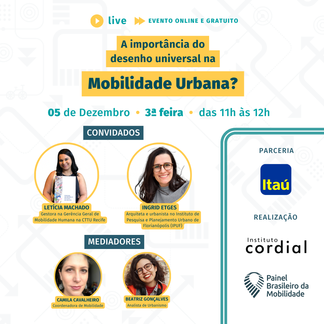 A importância do desenho universal na mobilidade urbana